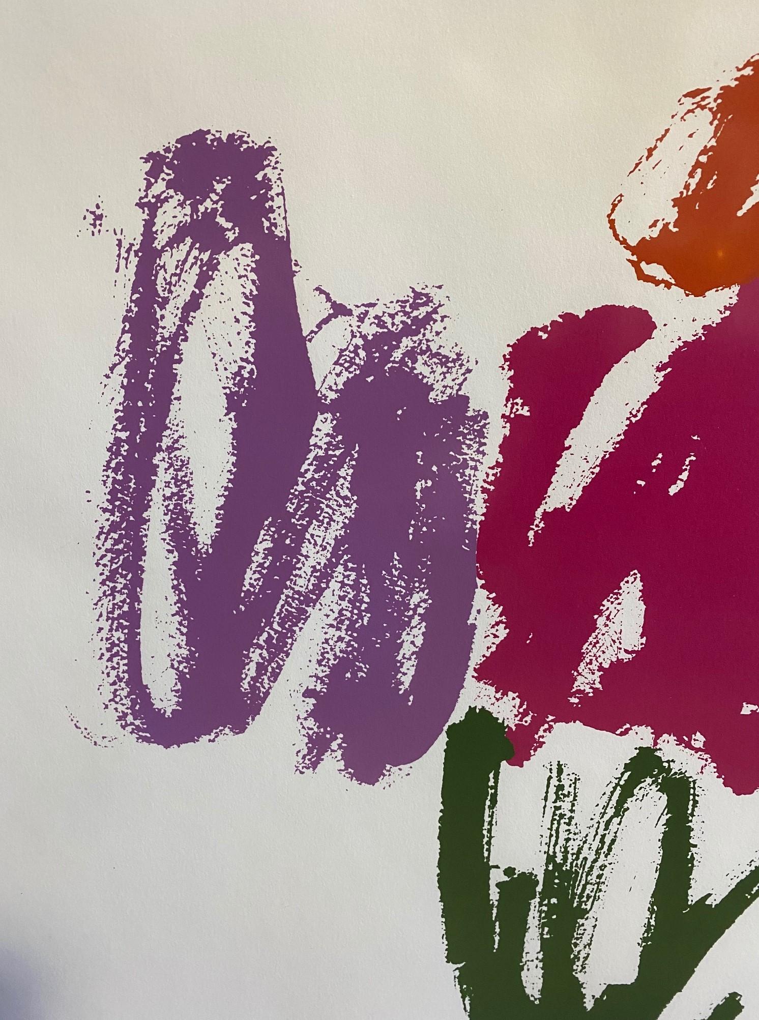 Paper Sister Mary Corita Kent Limited Edition Signed Large Abstract Serigraph Print