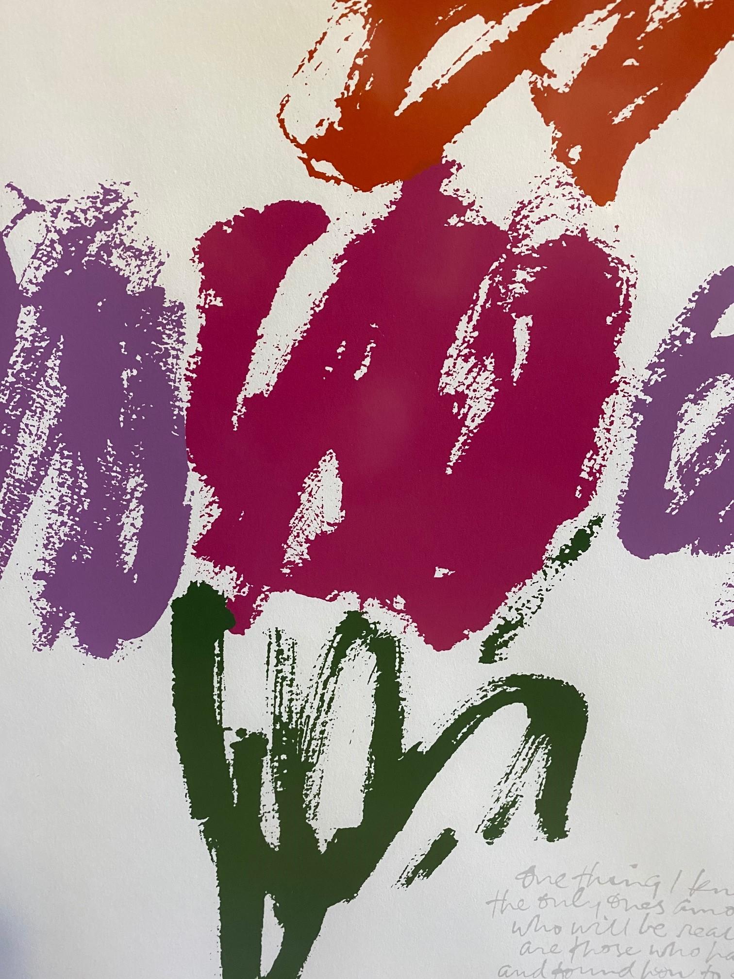 Sister Mary Corita Kent Limited Edition Signed Large Abstract Serigraph Print 1