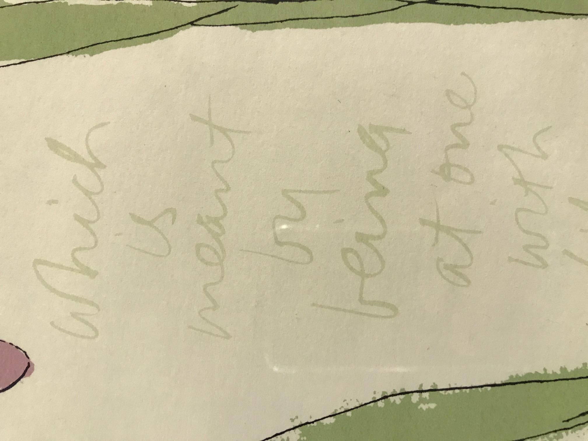 Modern Sister Mary Corita Kent Limited Edition Signed Rare Silkscreen Flower Print