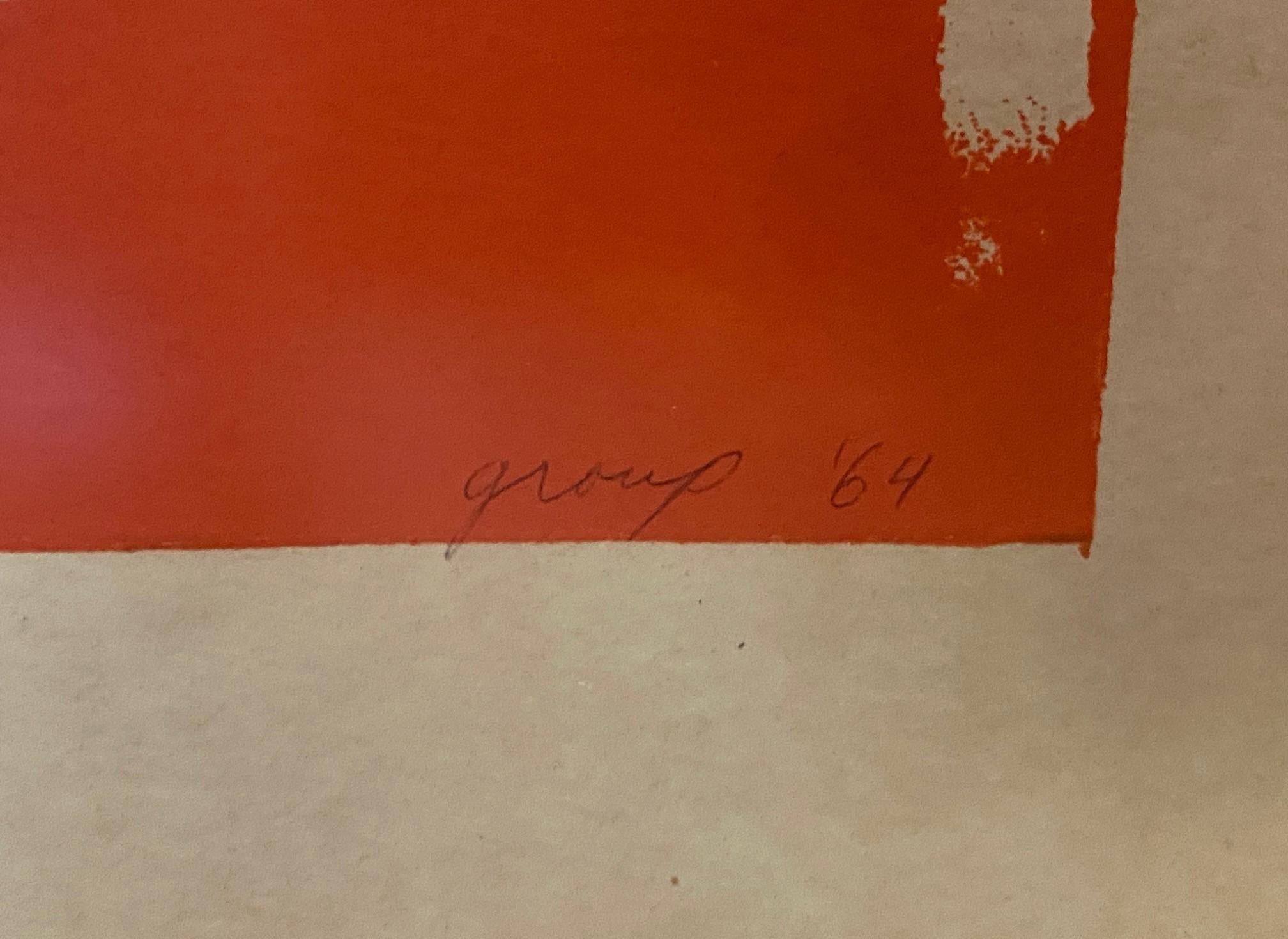 Sister Mary Corita Kent & Magdalen Mary Seltene Serigraphie Loves Makes Gentle Woman im Angebot 5