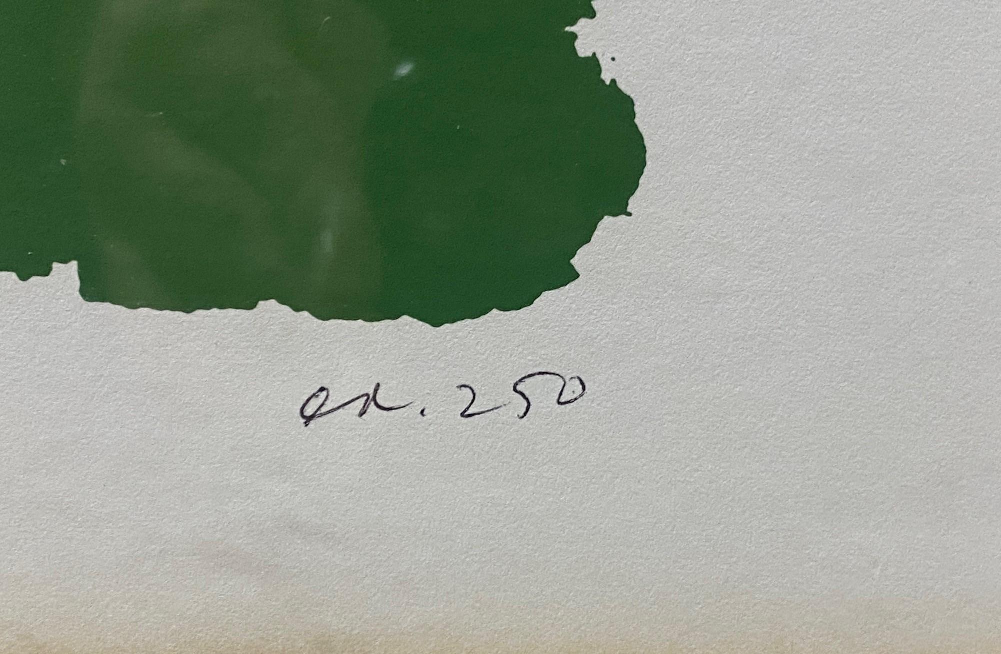 Sister Mary Corita Kent Edición Limitada Firmada Serigrafía Abstracta Grande Papel en venta