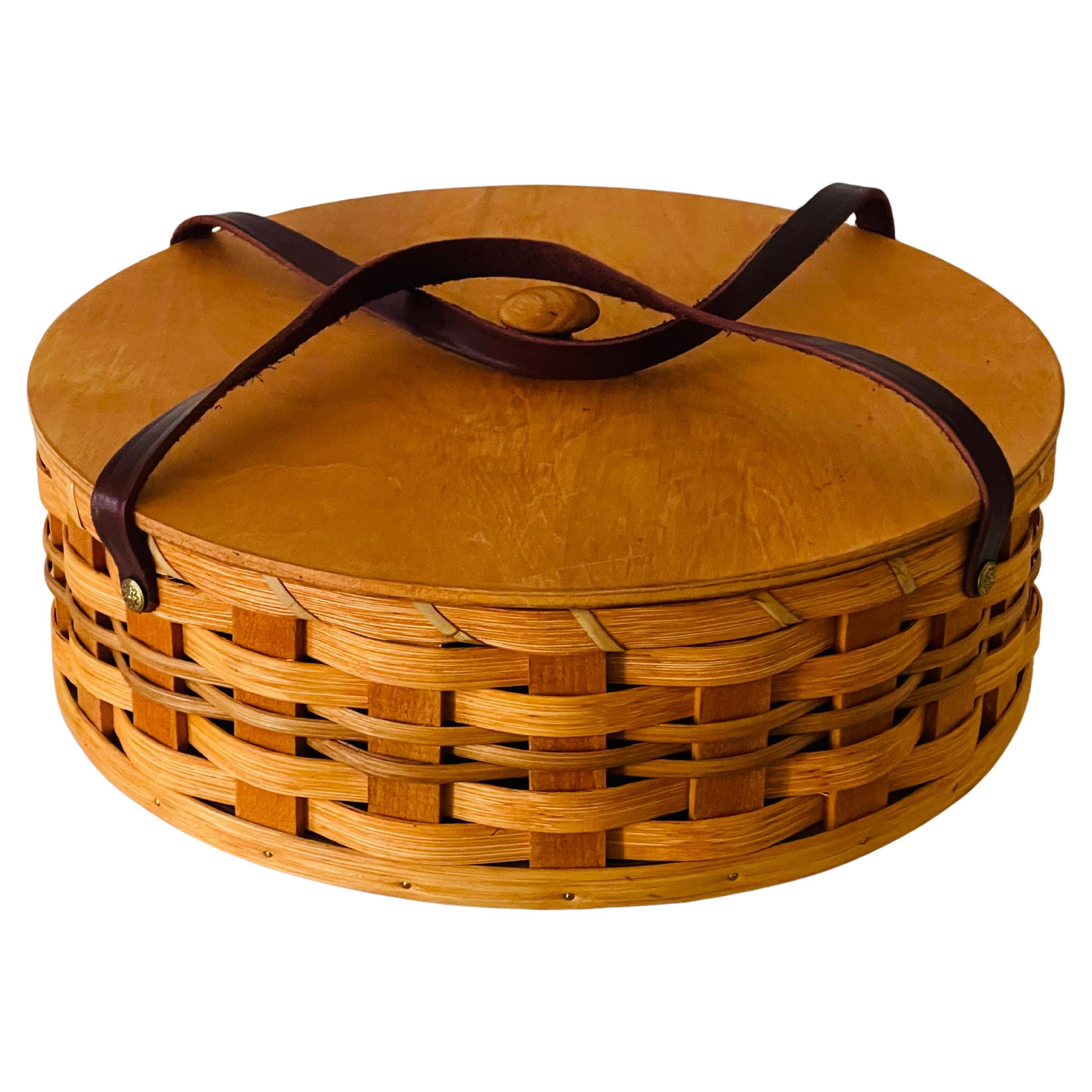 Sister Miller Round Basket with Cover