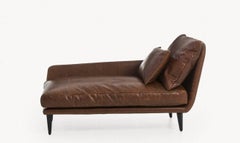 "Sister Ray" Left/Right Goose Down Cushions Chaise Longue by Moroso for Diesel