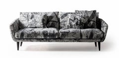Dreisitziges Sofa ""Sister Ray" mit Gänseblümchen-Daunen-Kissen von Moroso für Diesel
