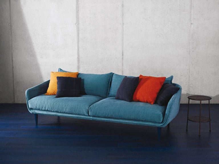 "Sister Ray" ThreeSeat Sofa with Goose Down Cushions by Moroso for