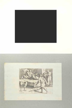 Genesis 27 - Old Testament Story - Etching by Sisto Badalocchio - 1607