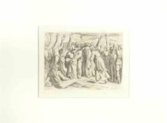 Regum.1 - Storia del Vecchio Testamento - Acquaforte di Sisto Badalocchio - 1607