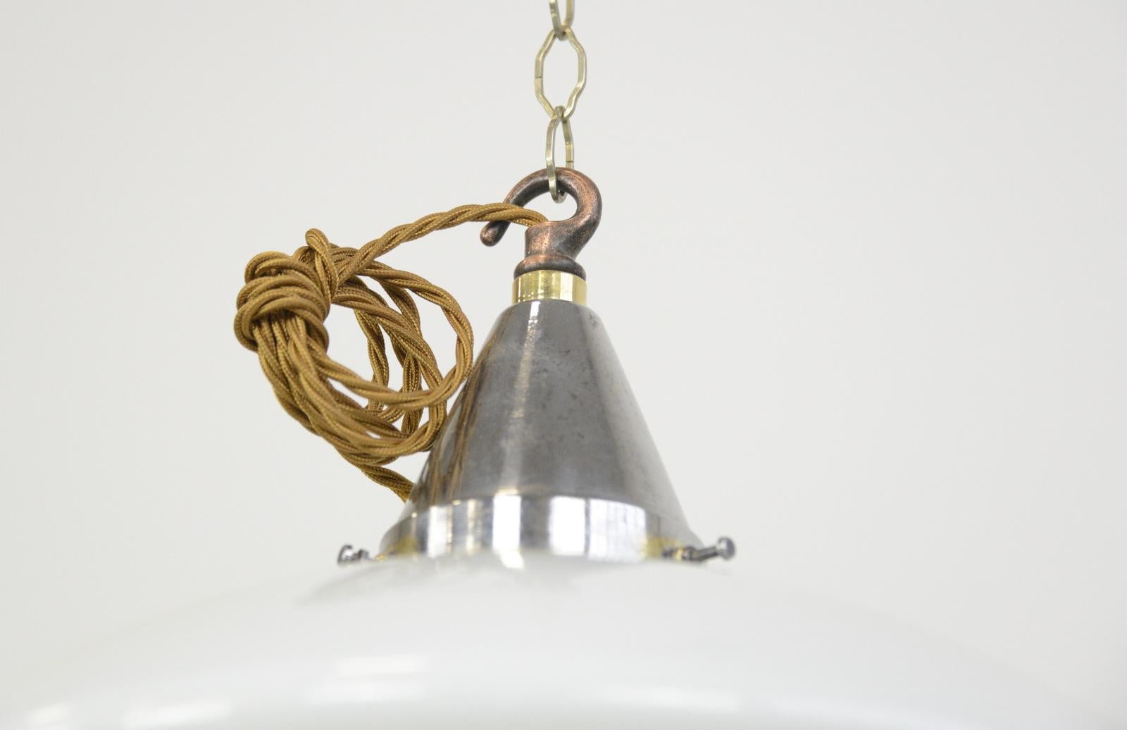German Sistra Pendant Light by Otto Muller, 1930s