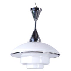 Sistrah P4, Bauhaus Pendant Lamp by C.F. Otto Mueller, 1930s