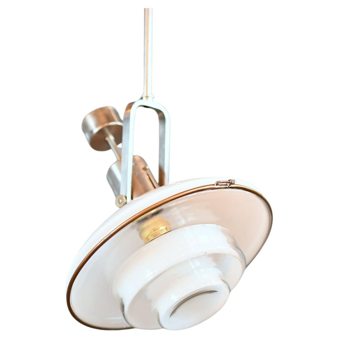 Plafoniera a sospensione Sistrah P4 di Otto Muller Circa 1930 in vendita
