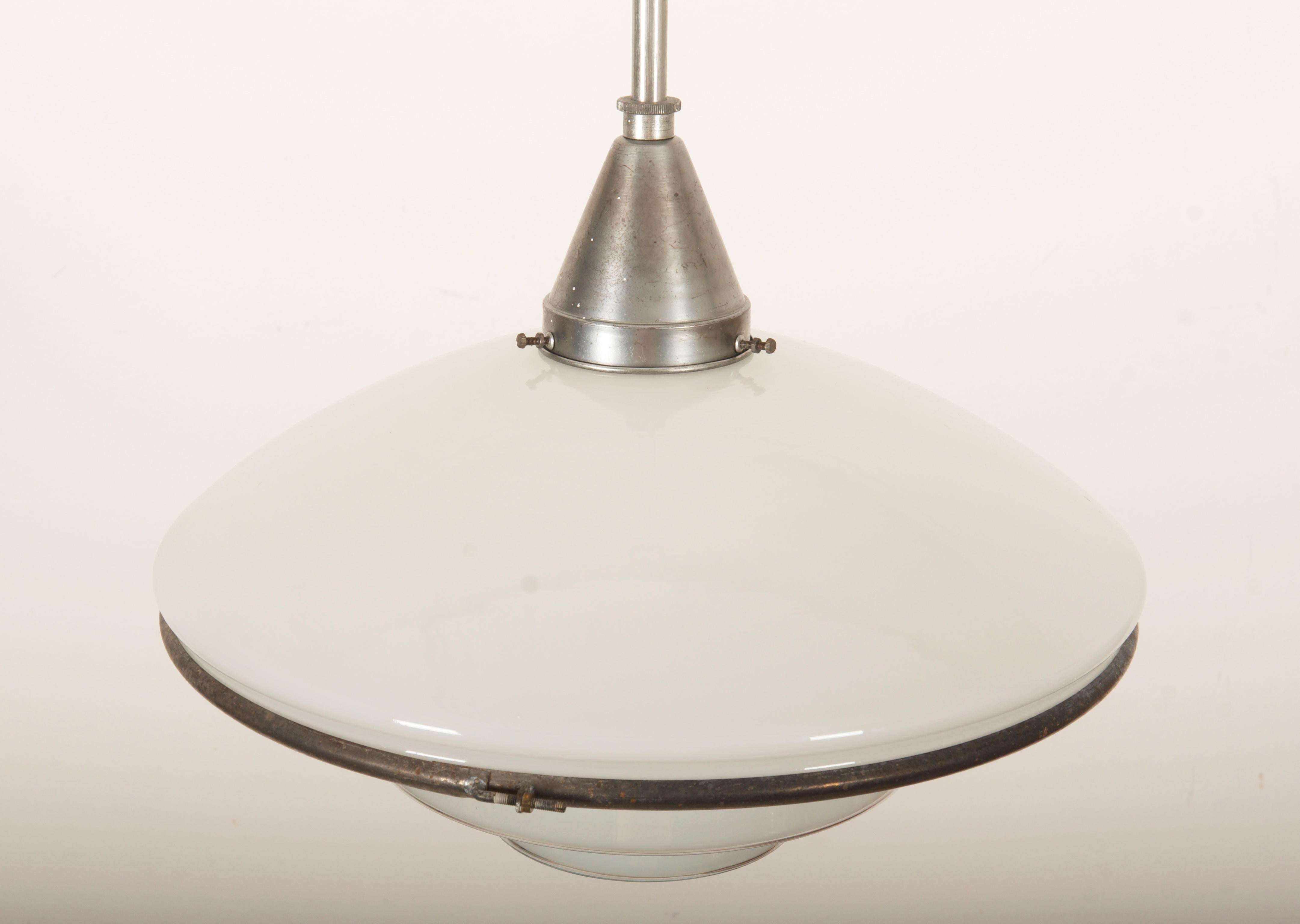 Bauhaus Sistrah P4 Pendant Lamp by Otto Müller For Sale