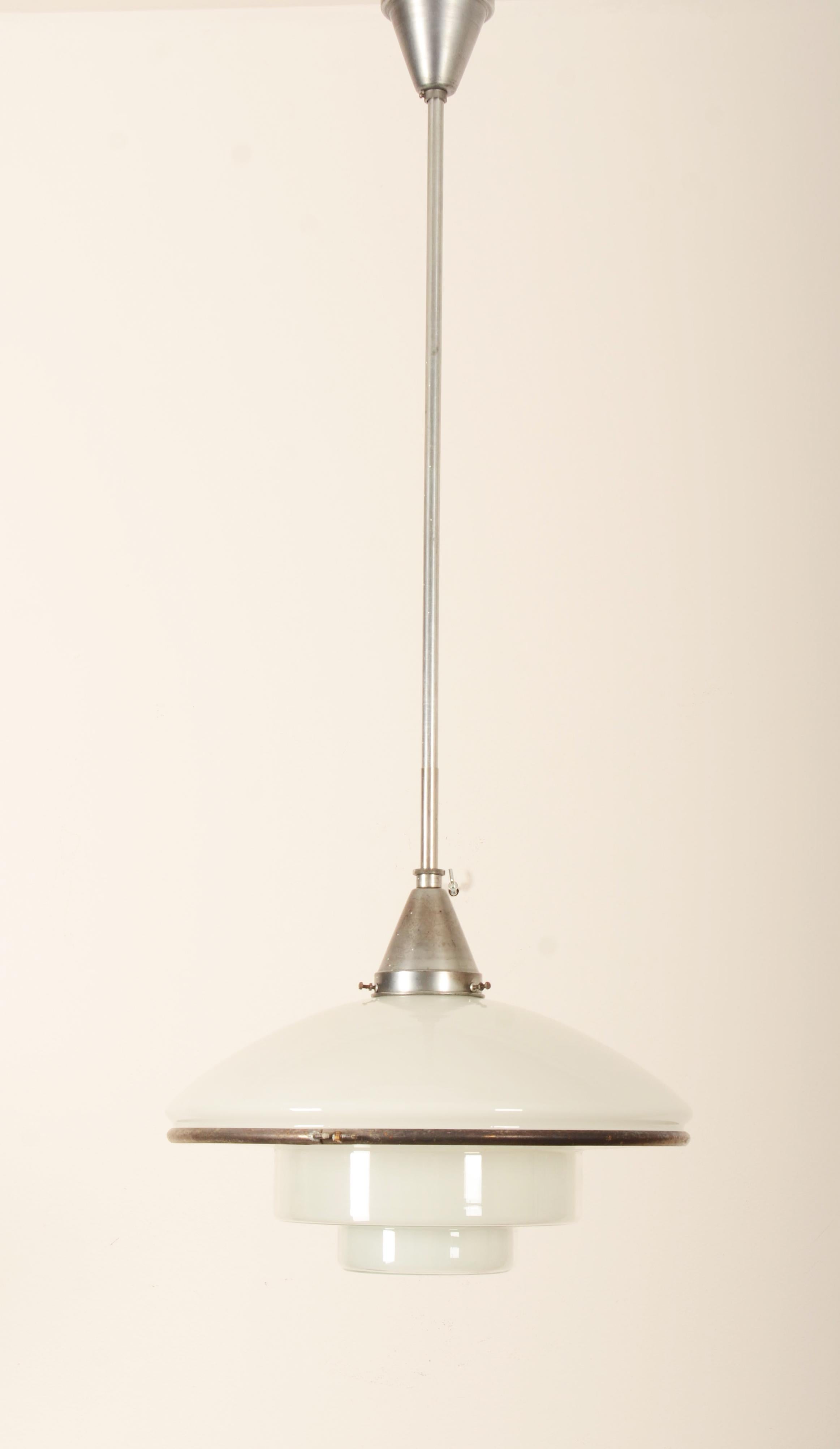 German Sistrah P4 Pendant Lamp by Otto Müller For Sale