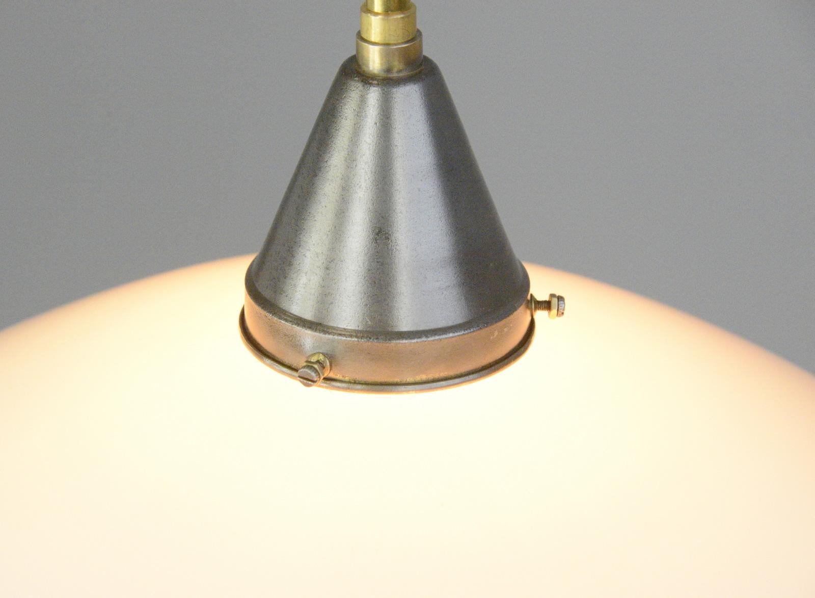 Sistrah P4 Pendant Lights by Otto Muller Circa 1930s For Sale 2