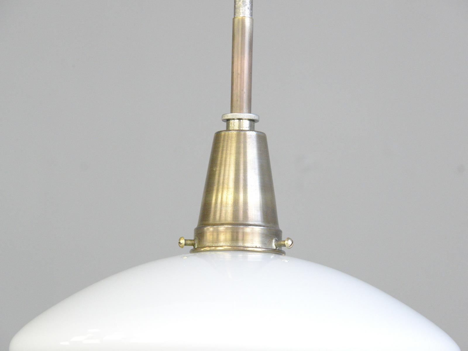 Sistrah Pendant Light by Otto Muller, circa 1930s In Good Condition In Gloucester, GB