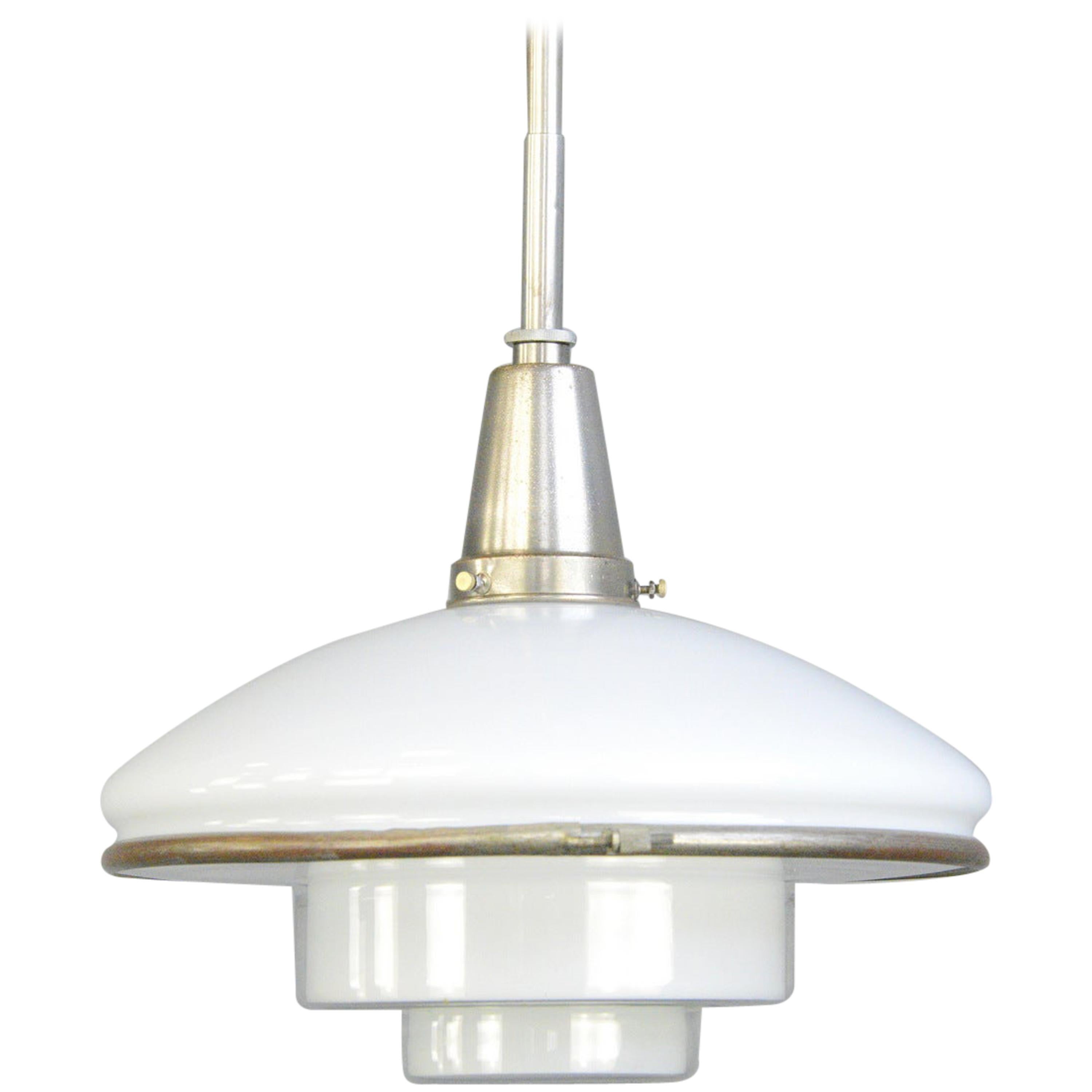 Sistrah Pendant Light by Otto Muller, circa 1930s