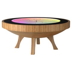 Sisyphus Kinetic Art Medium Couchtisch aus Hartholz