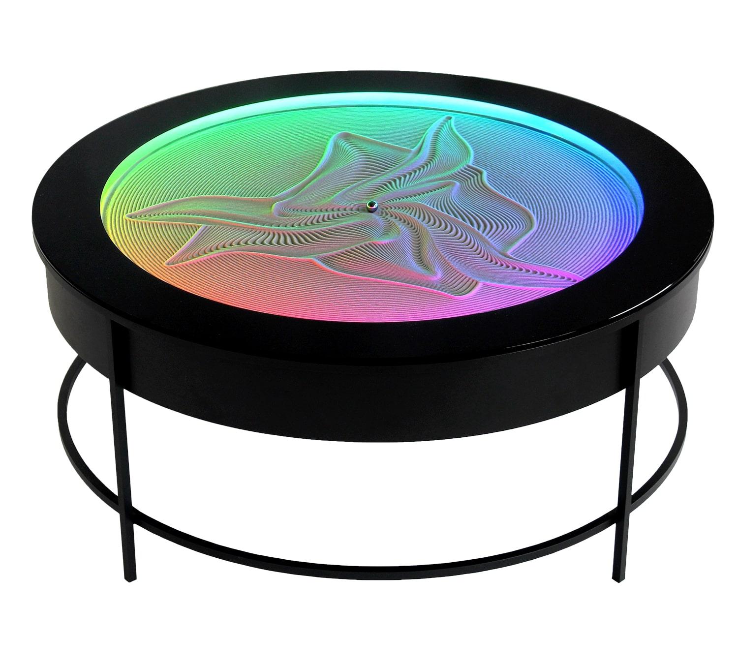 Sisyphus Kinetische Kunst Metall-Couchtisch im Zustand „Neu“ im Angebot in Malibu, CA