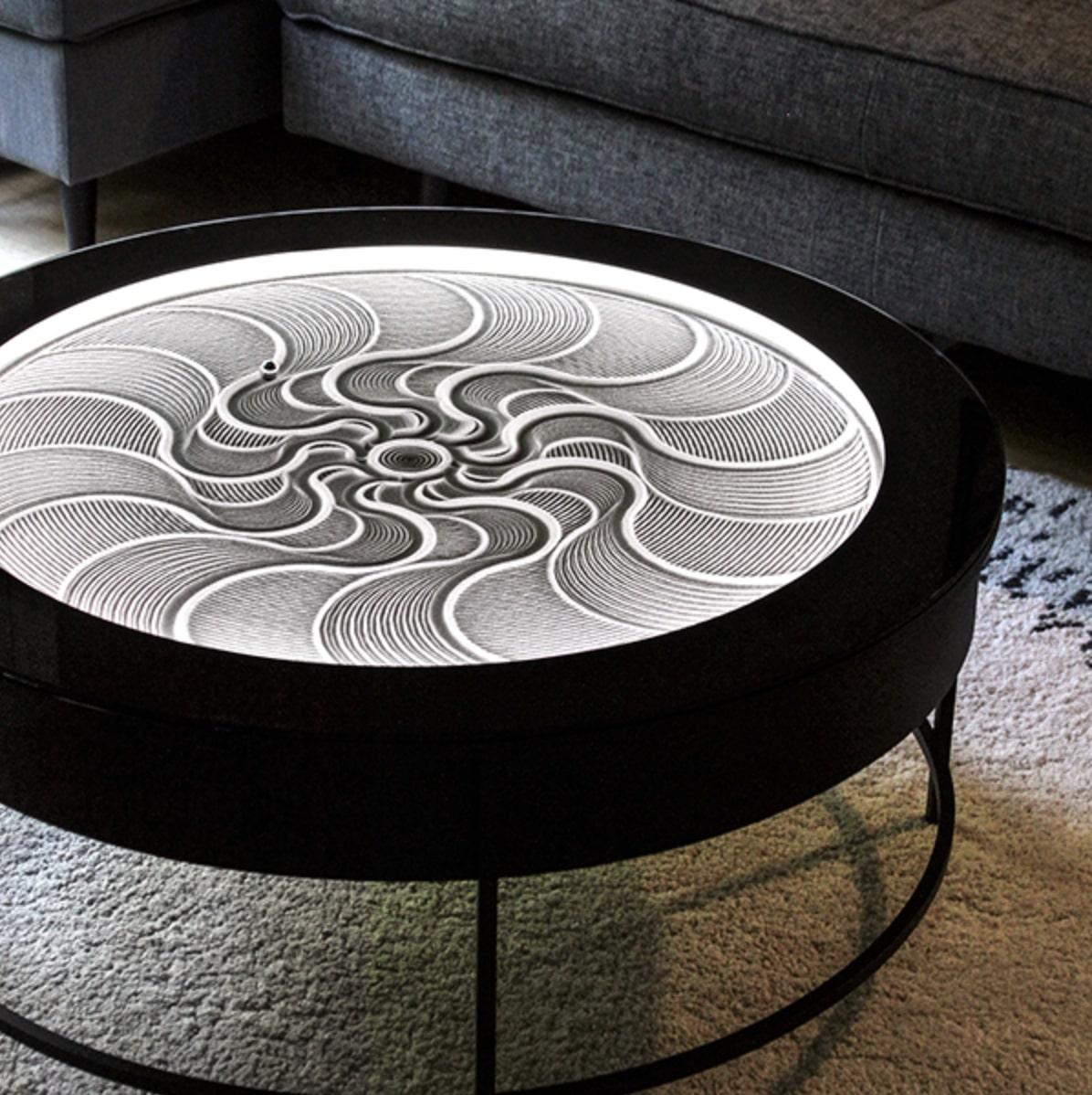 Sisyphus Kinetische Kunst Metall-Couchtisch (21. Jahrhundert und zeitgenössisch) im Angebot