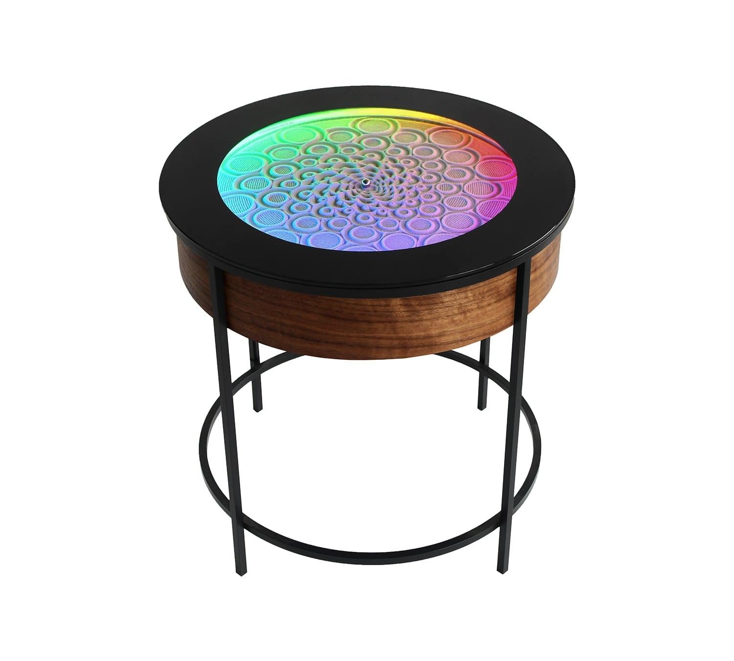 Mesa auxiliar de metal Kinetic Art Sísifo en Nuevo estado para la venta en Malibu, CA