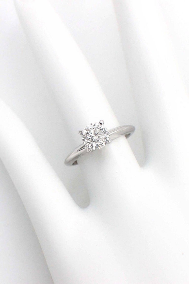 Sitara Round Diamond Engagement Ring 0.74 CT G SI2 14k White Gold w/GSI