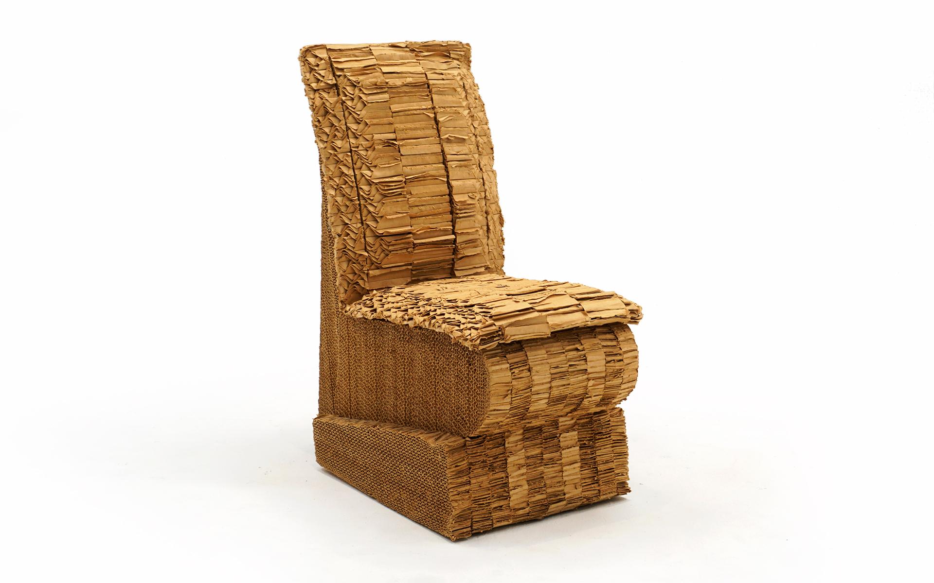 Post-Modern Sitting Beaver Chair by Frank Gehry for New City Editions, 1979 / 1986 For Sale