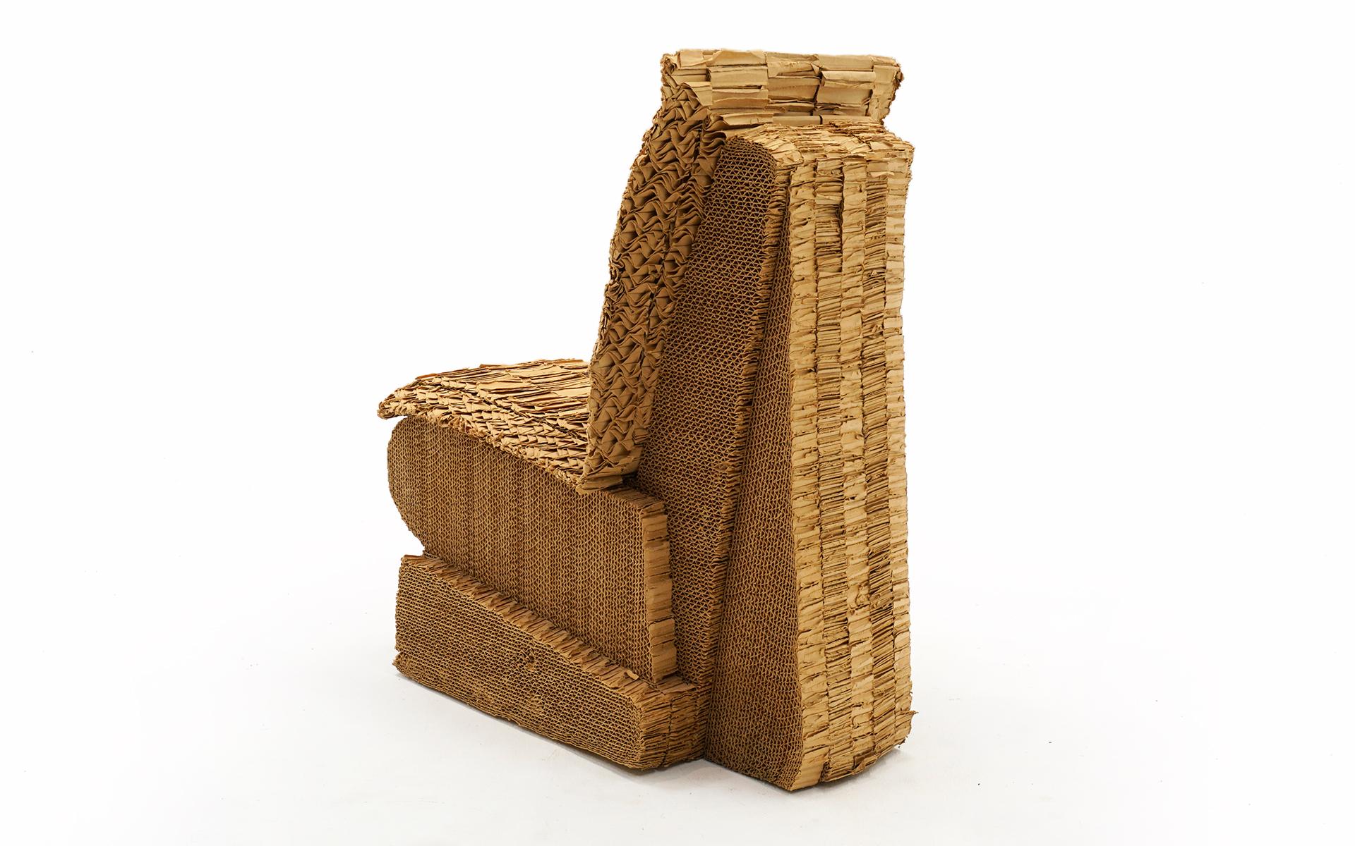 Sitting Beaver Chair by Frank Gehry for New City Editions, 1979 / 1986 In Good Condition For Sale In Kansas City, MO