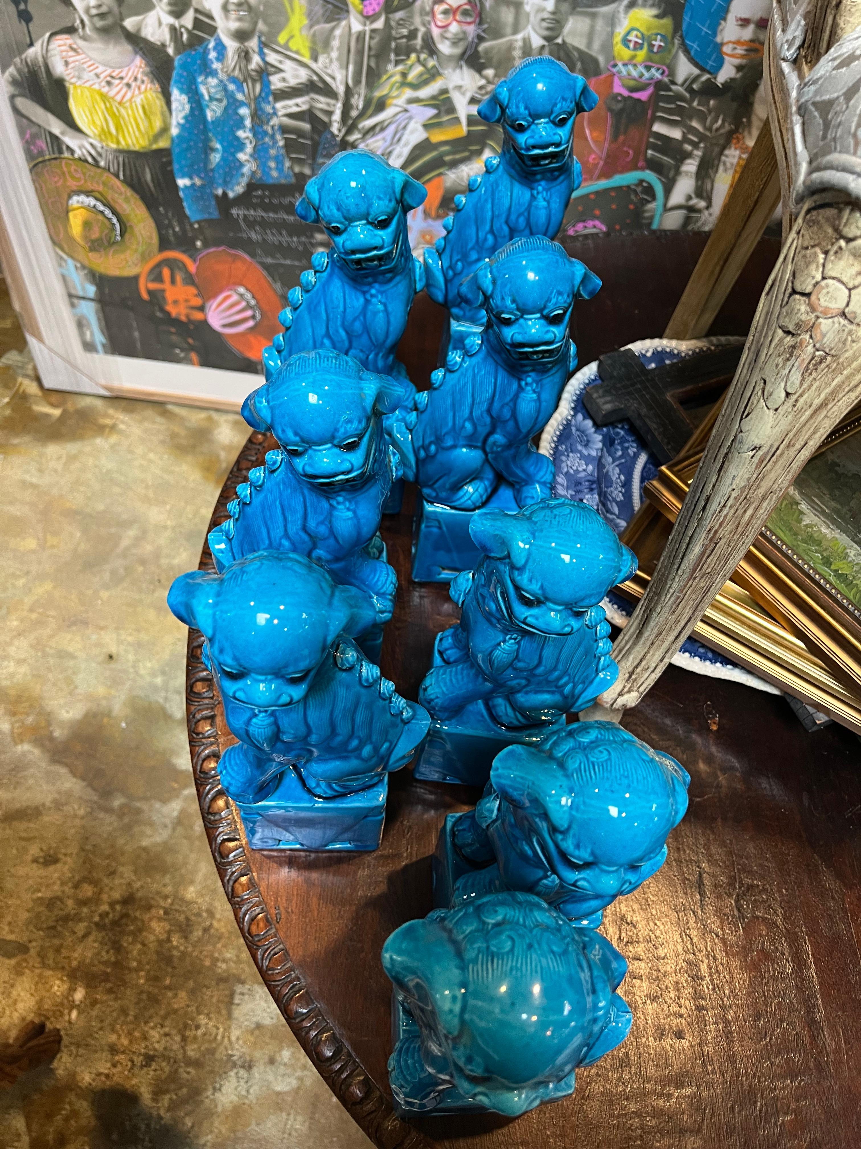 Chinese Sitting Foo Dog Statue For Sale