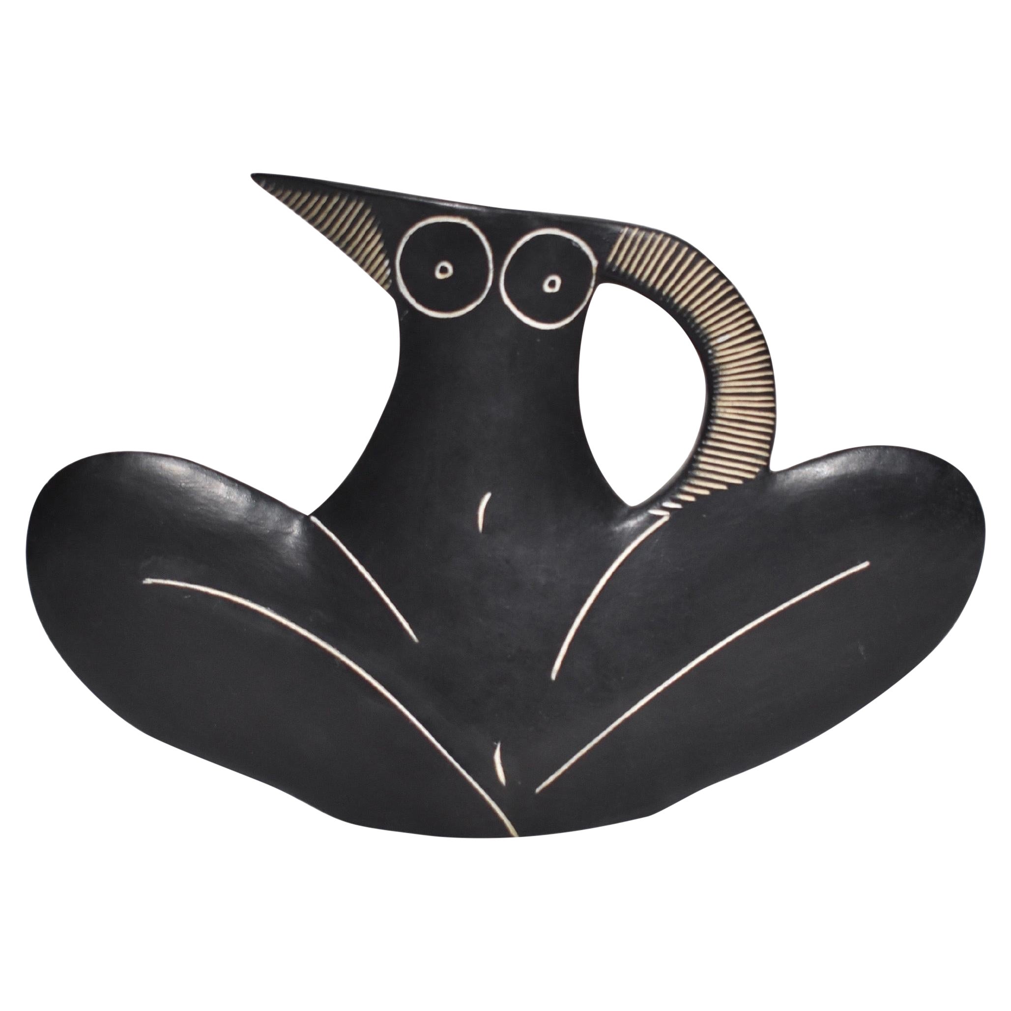 Sitting Pretty Nude Form in Black