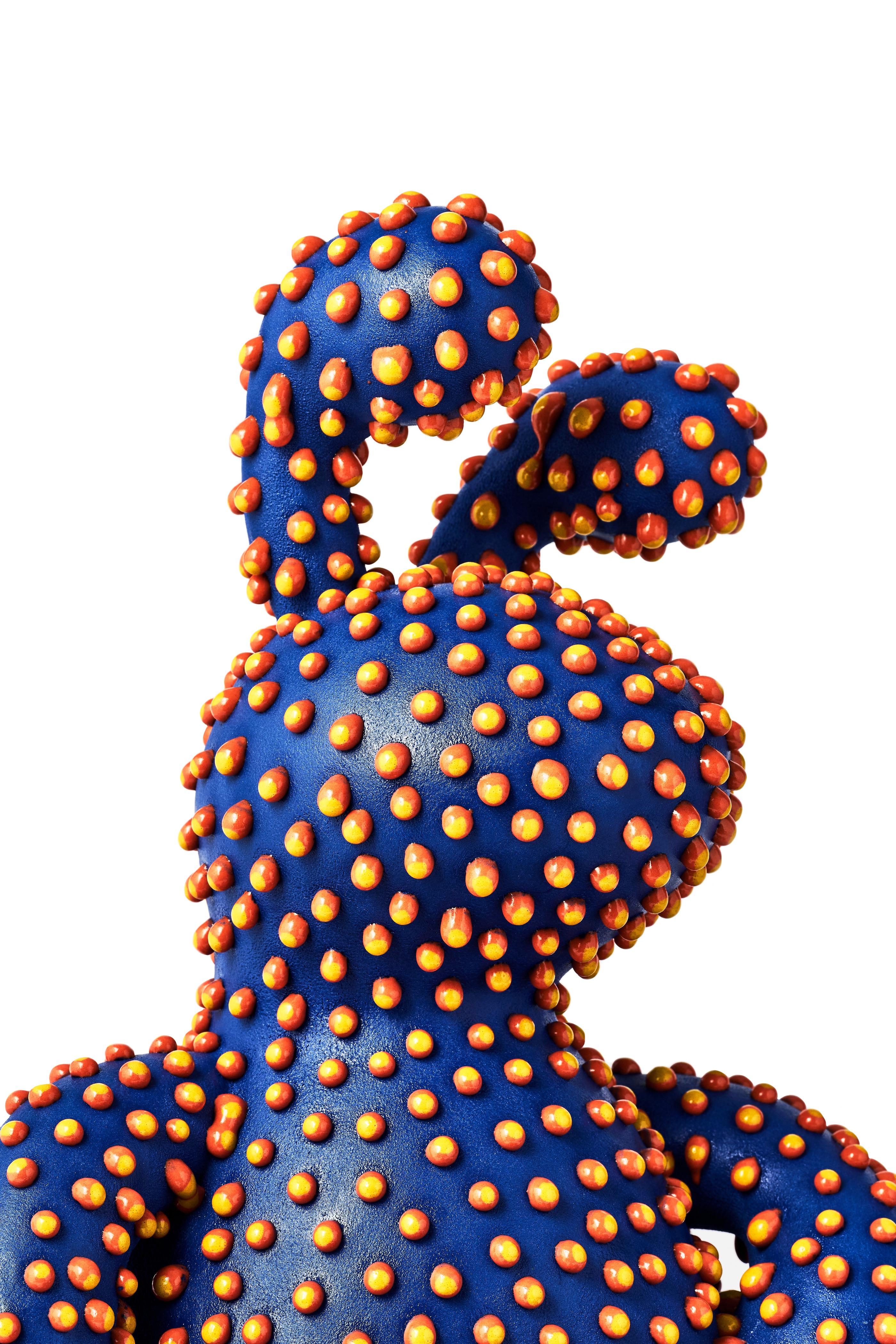XXI secolo e contemporaneo Scultura seduta viola e arancione, Ahryun Lee in vendita