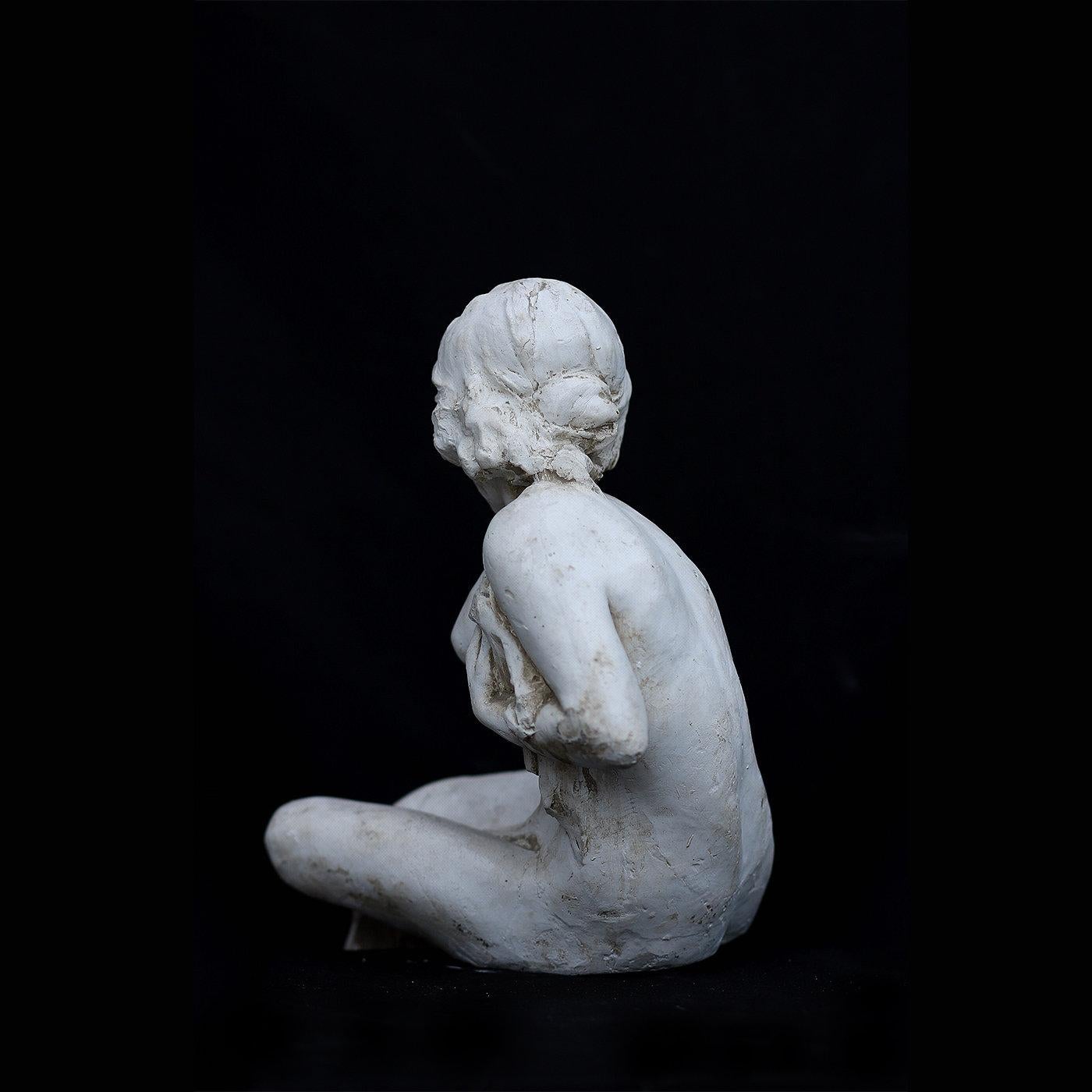 italien Sculpture - Femme assise en vente