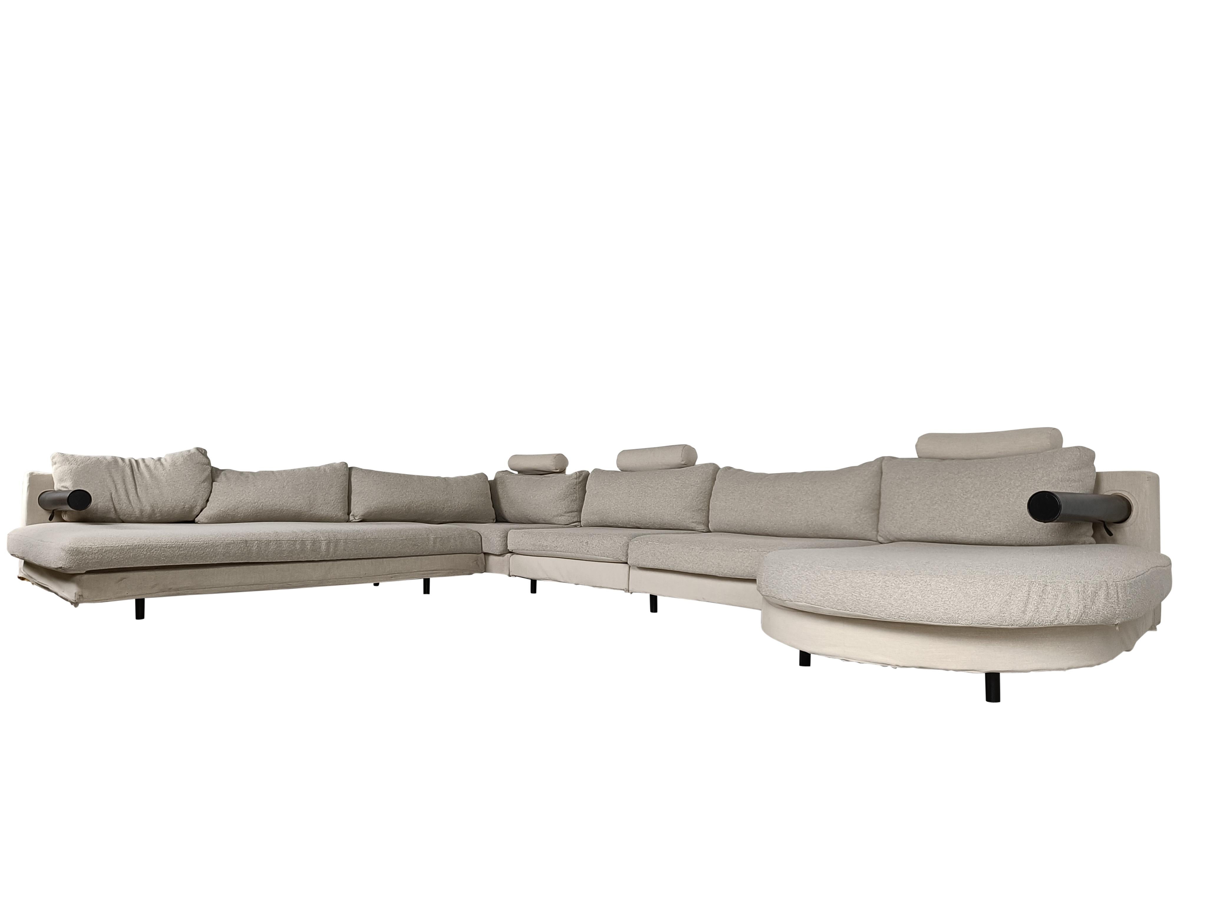 Mid-Century Modern Sity Sofa by Antonio Citterio for B&B Italia, 1980s
