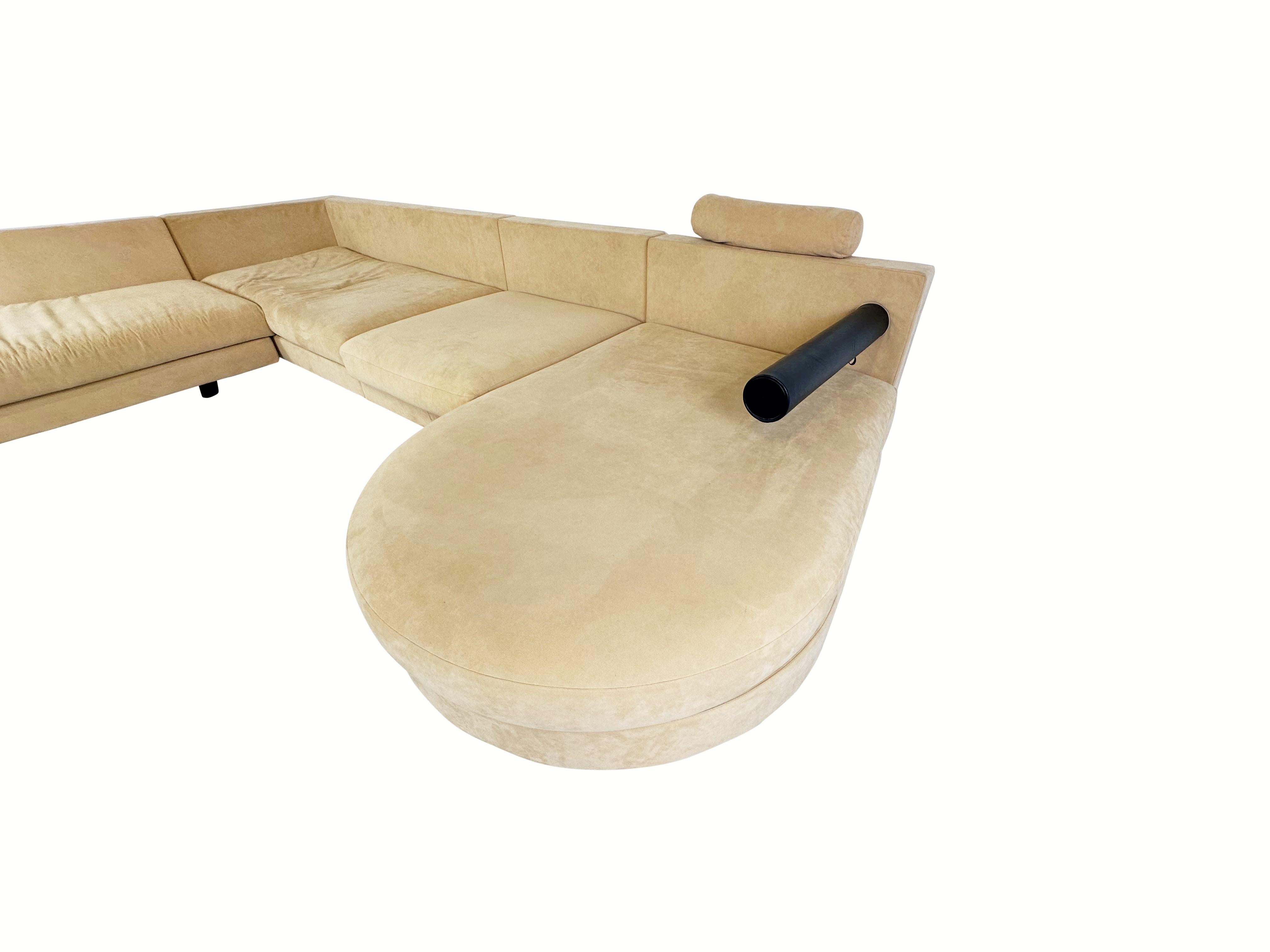 Leather Sity Sofa by Antonio Citterio for B&B Italia, 1980s