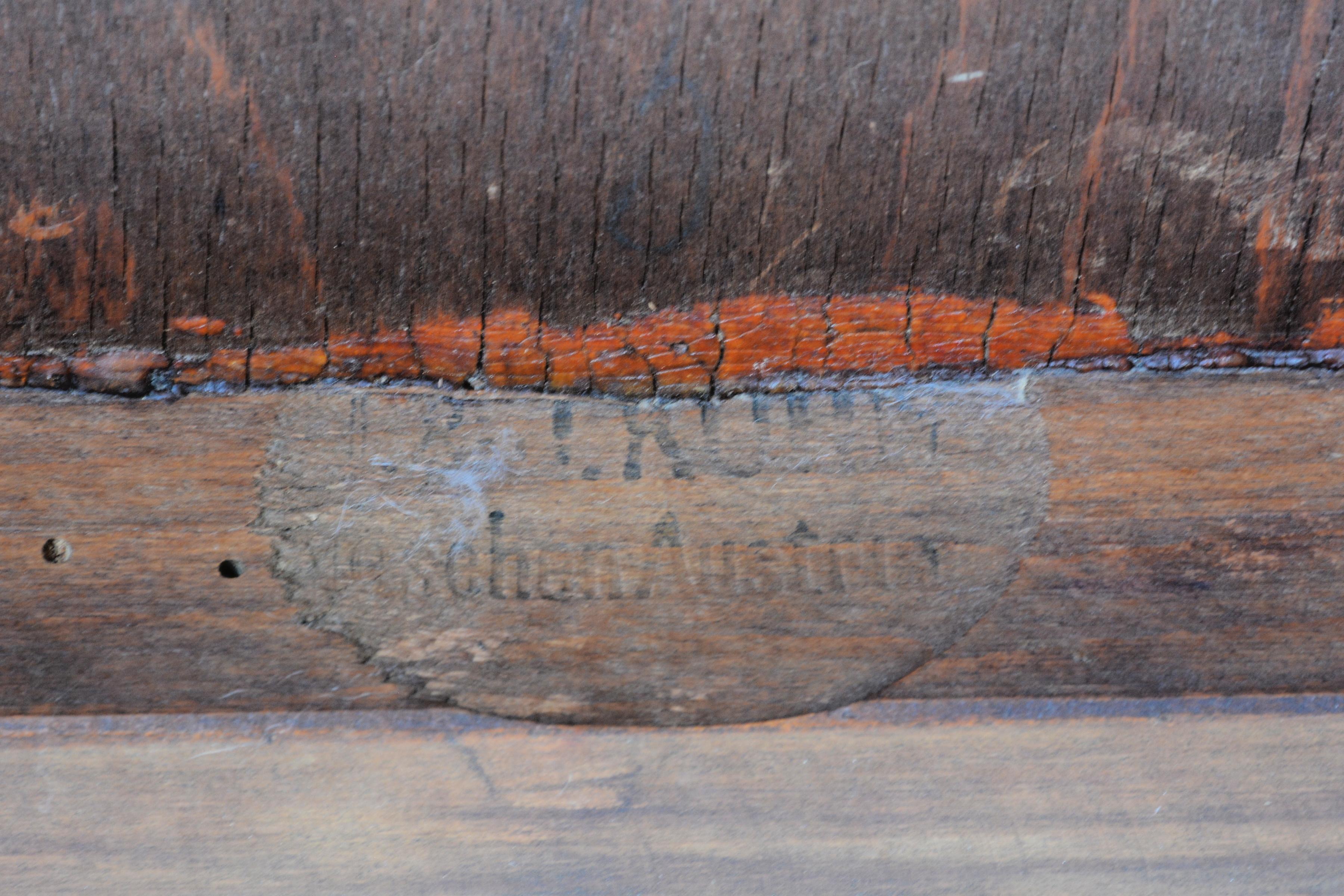 Sitzmaschine chair with adjustable back, 

Stained beechwood.

Produced by Jacob and Josef Kohn, Vienna, 1906.

Stamped with makers mark under seat.