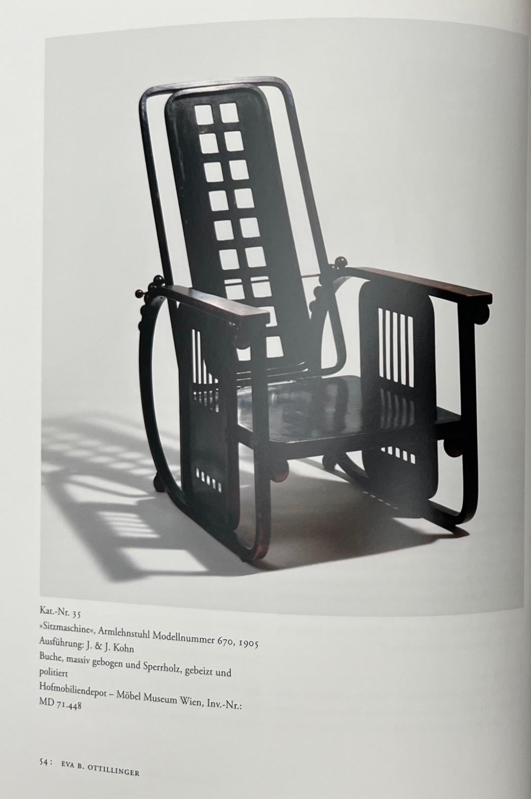Sitzmaschine von Prof. Josef Hoffmann, Modell 670, Jacob & Josef Kohn For Sale 10