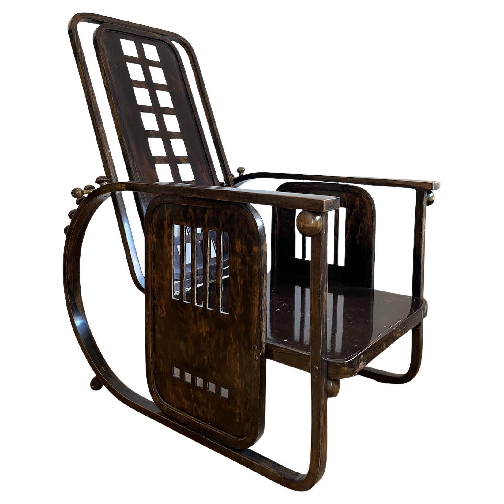 Sitzmaschine von Prof. Josef Hoffmann, Modell 670, Jacob & Josef Kohn For Sale