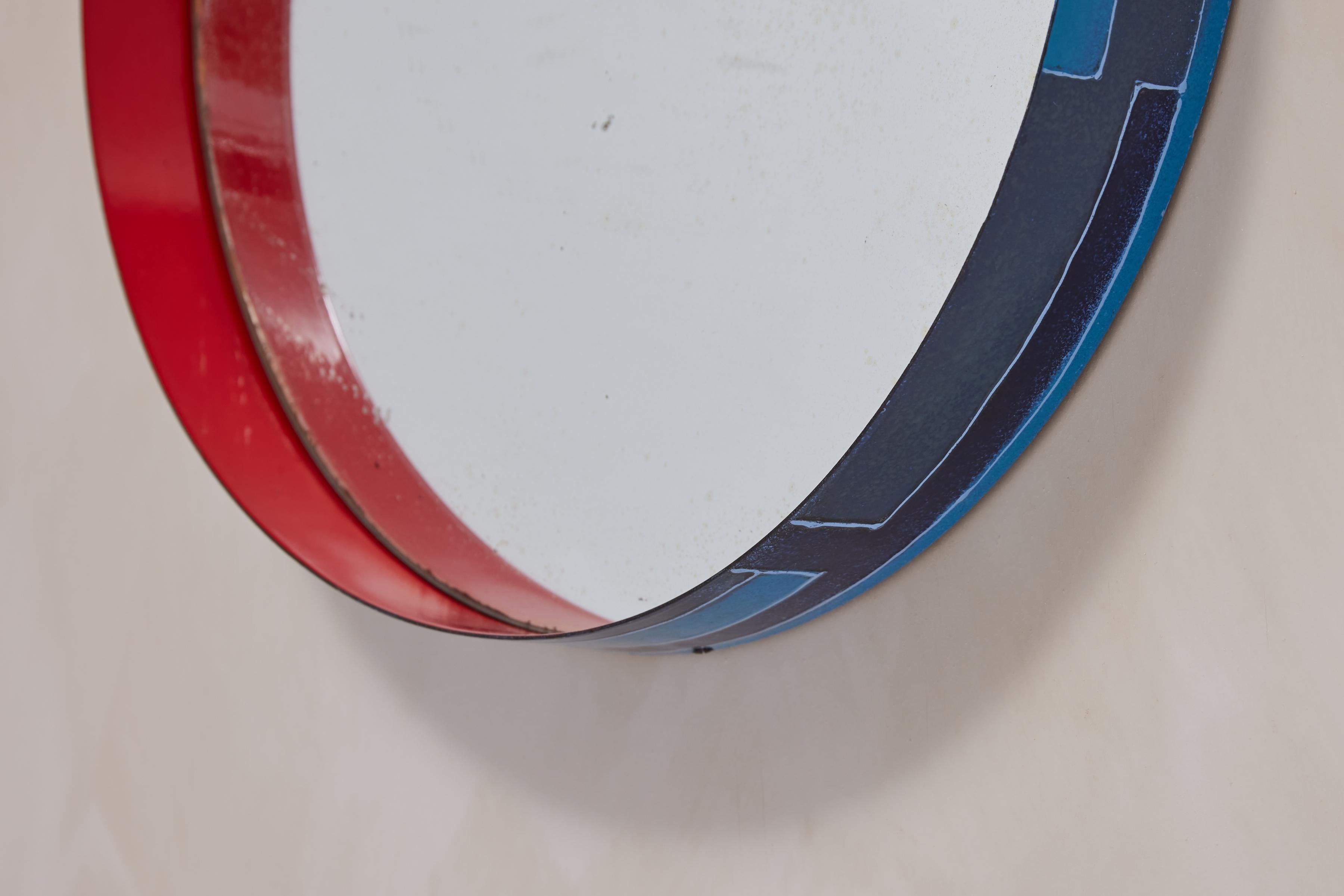 Siva Attributed Circular Mirror For Sale 4
