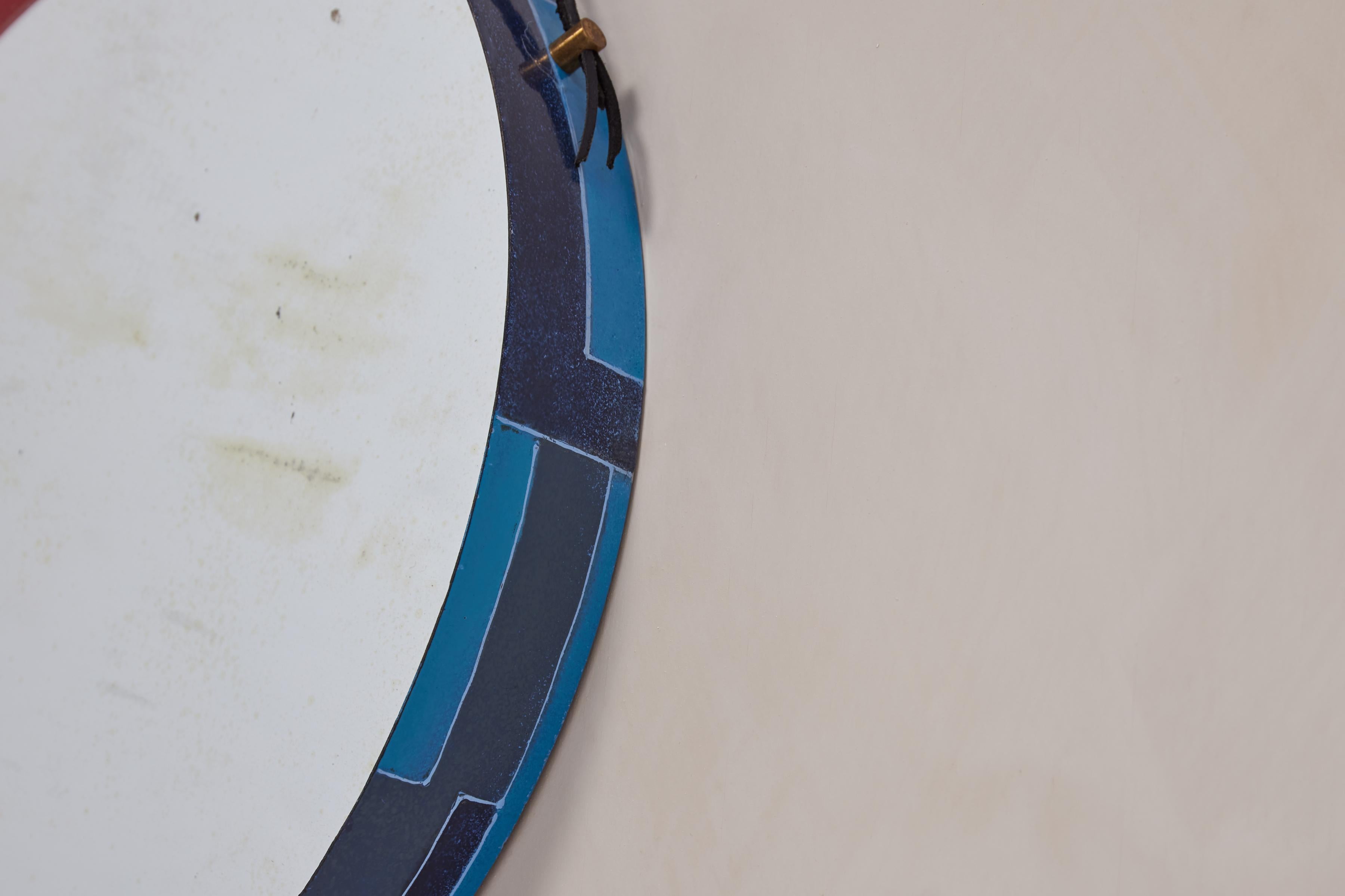 Siva Attributed Circular Mirror For Sale 5