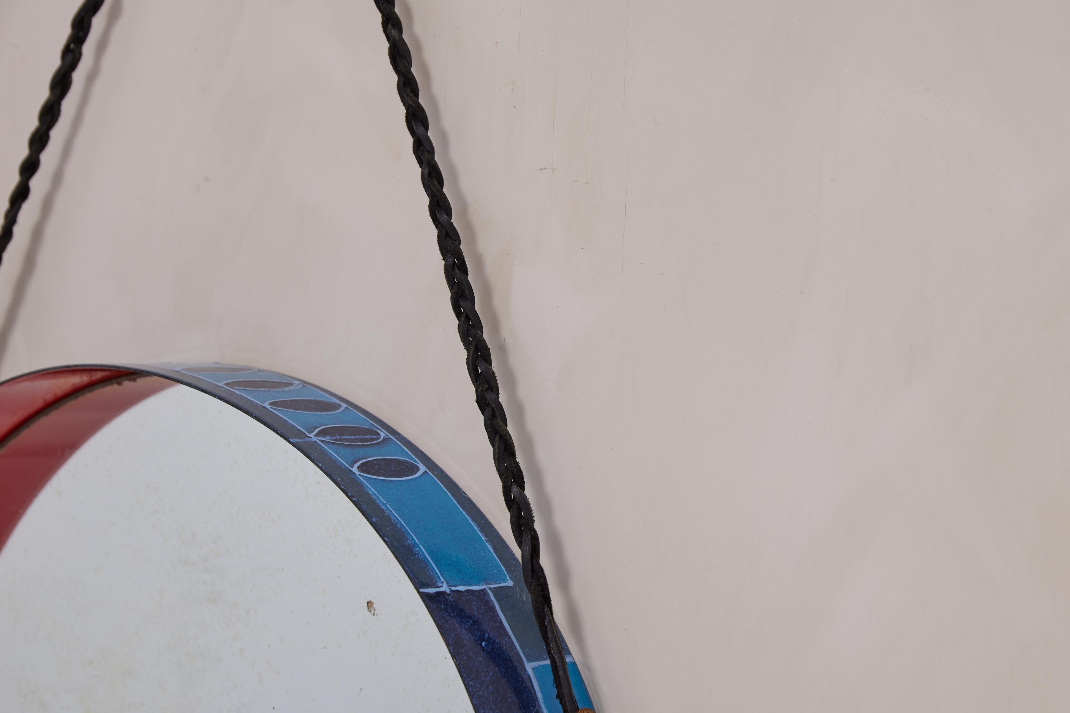 Siva Attributed Circular Mirror For Sale 2
