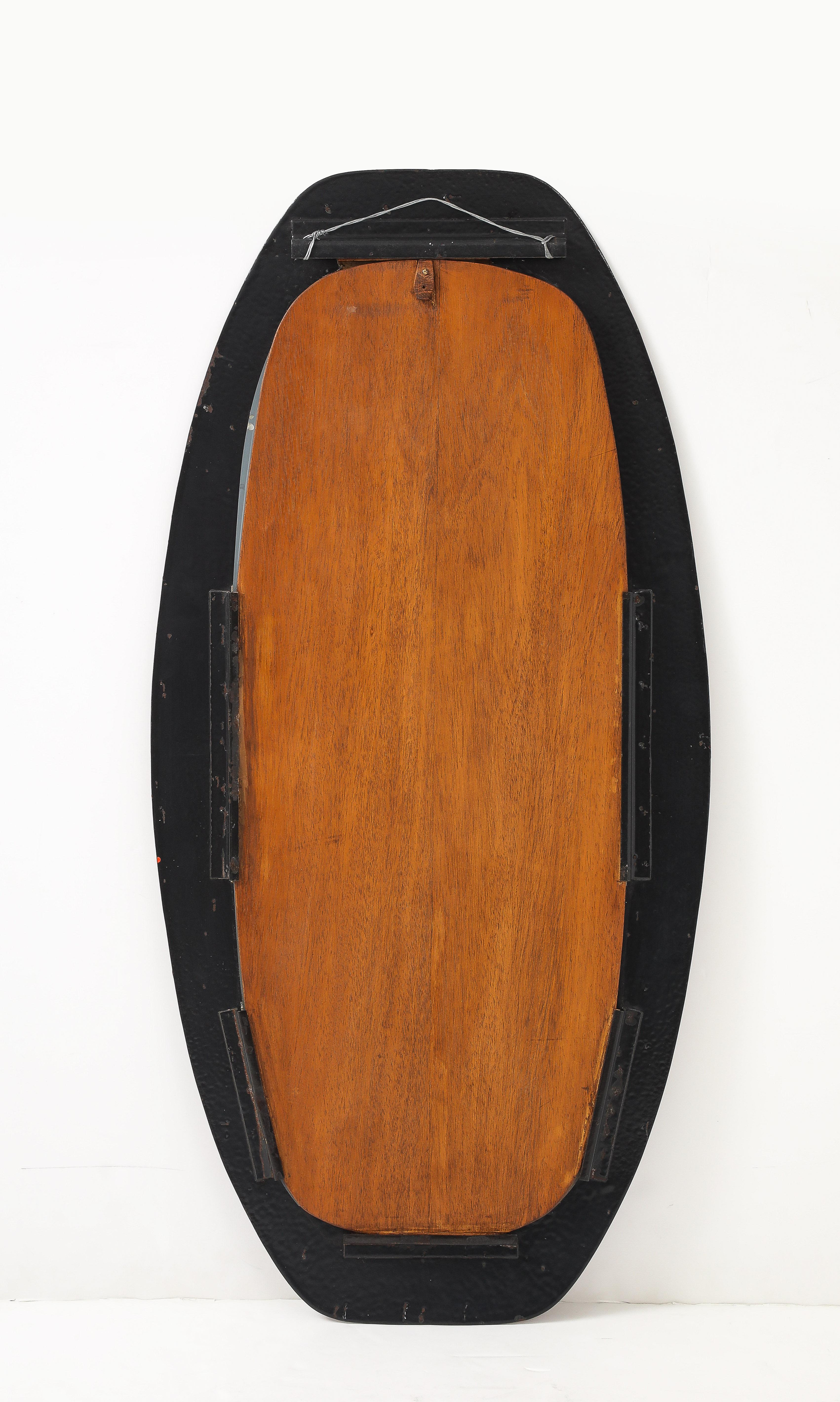 Siva Poggibonsi Miroir mural italien en émail des années 1960 en vente 5