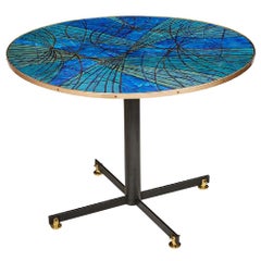 Turquoise and Blue Siva Poggibonsi Dining Table