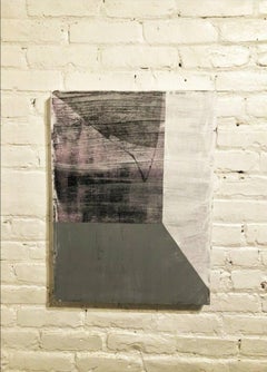 "I am corner" - abstract painting of broken glass