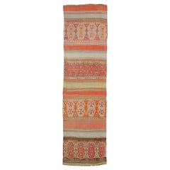 Antique Sivas Old Kilim Runner or Flatwave