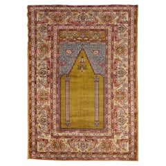 Sivas Silk Rug - Mid 20th Century