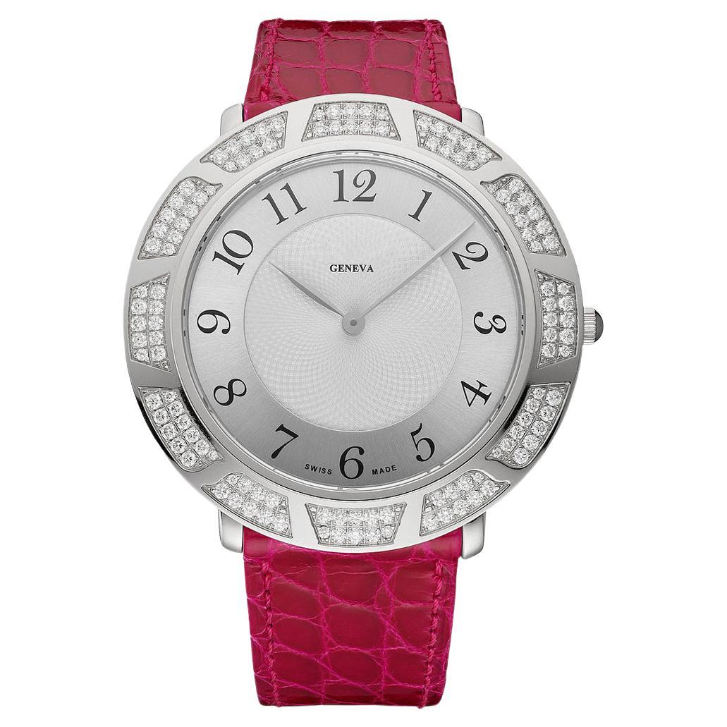 Siver & Diamond Watch