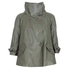 Veste courte en coton vert de Siviglia, années 2000