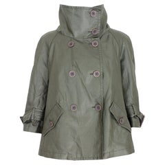 Siviglia Green Cotton Short Jacket 2000s