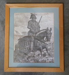 SIX 1781 DATED FRENCH MILITARY PRiNTS JOAN OF ARC CHEVALIER AUX LIONS ARMOUR