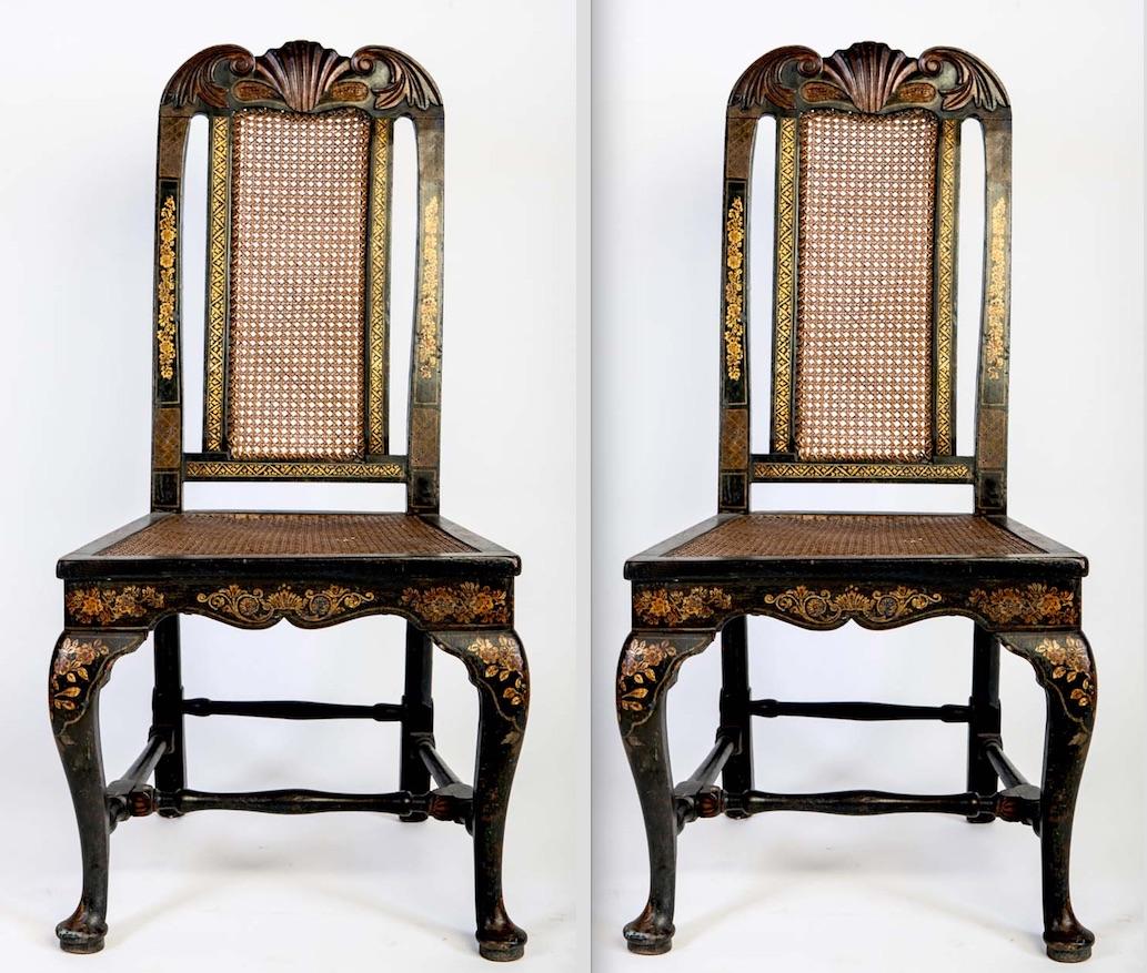 Sei eleganti sedie da sala da pranzo del XVIII secolo, Inghilterra, 1750 In condizioni buone in vendita a Rome, IT