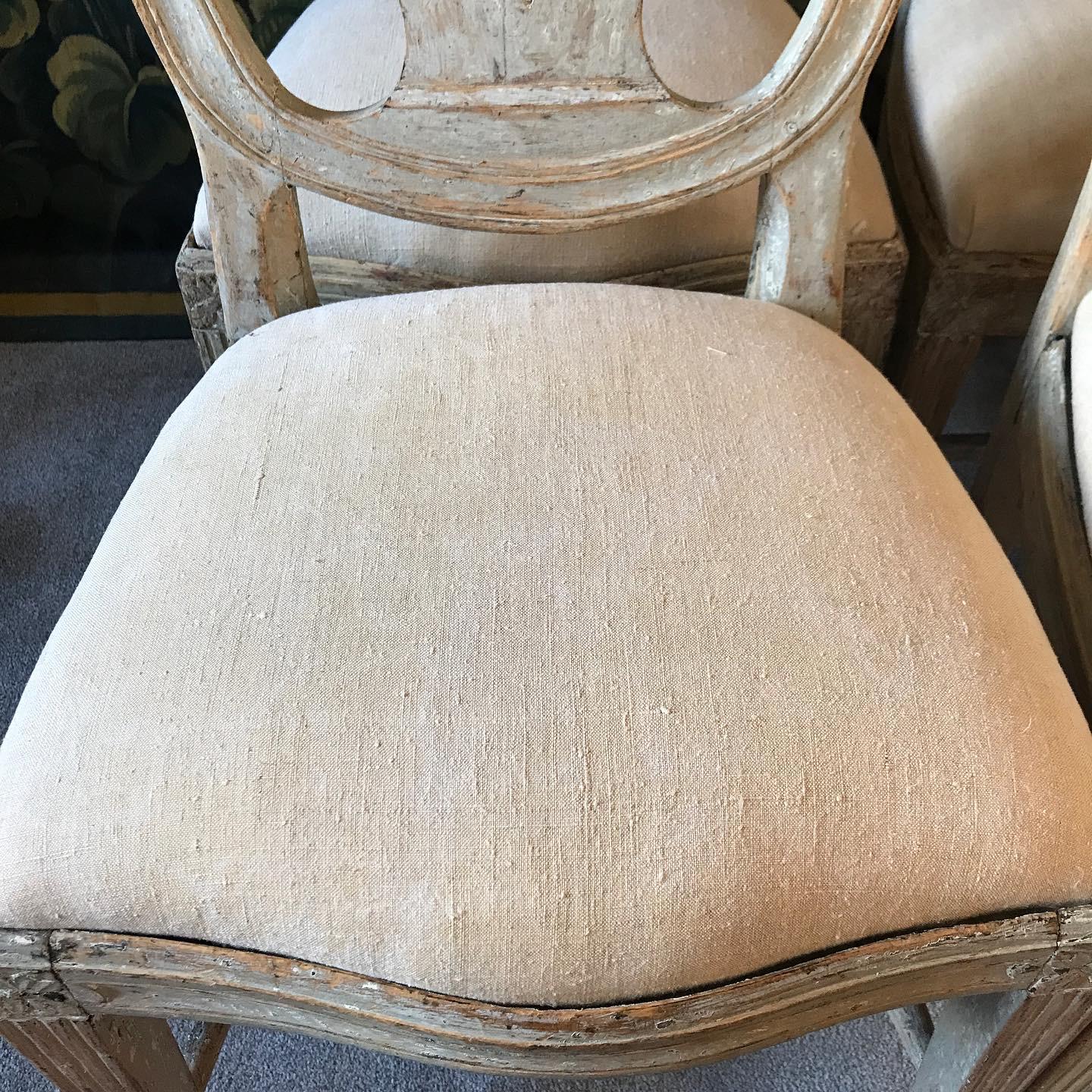 Six 18th Century Swedish Chairs For Sale 5