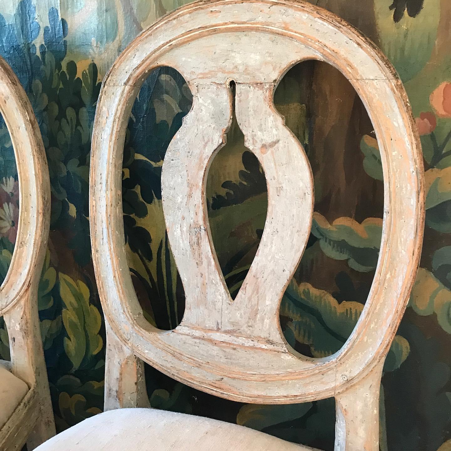 Six 18th Century Swedish Chairs For Sale 7